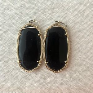 Black large Kendra Scott earrings